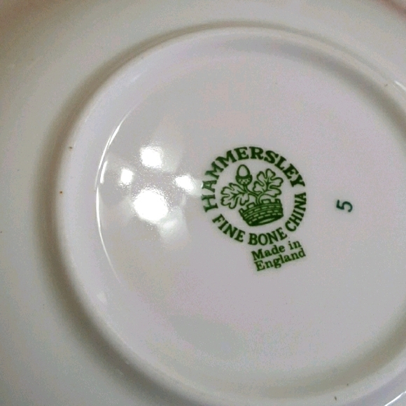 Hammersley English Cup and Saucer Gold Trimmed - Picture 4 of 4